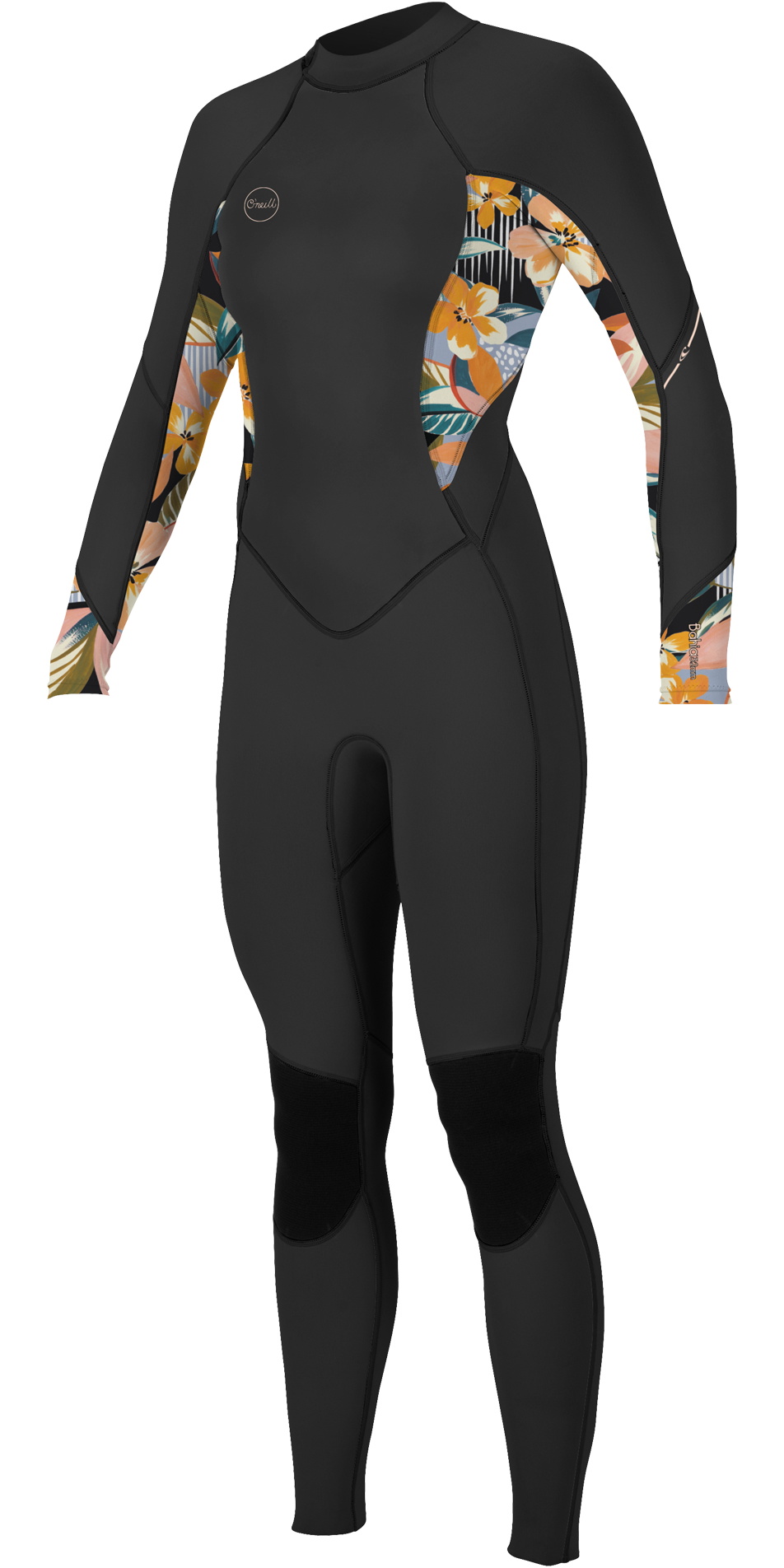 2023 O'Neill Womens Bahia 3/2mm Back Zip Wetsuit 5292 - Black
